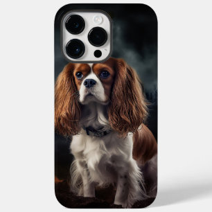 Coque Pour Pour iPhone 14 Pro Max Cavalier King Charles Spaniel Halloween effrayant