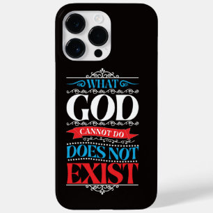 Coque Pour Pour iPhone 14 Pro Max Ce que Dieu ne peut pas faire n'existe pas