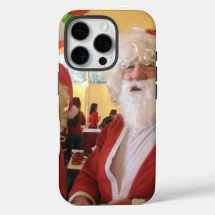 Coques iPhone 16 Pro Célébration de Noël de père Noël et Mme Claus - Fe