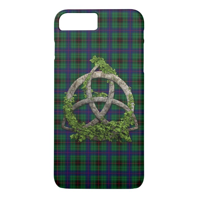 Coques Case-Mate iPhone Celtic Trinity Knot Et Clan Davidson Tartan (Dos)