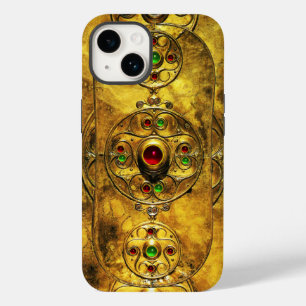 COQUES POUR iPhone CELTIC WARRIOR SHIELD EMERALD RUBY GEM PIERRES