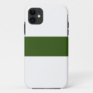 Case-Mate iPhone Case Centre Vert Foncé Chic Et Simples Sur Blanc