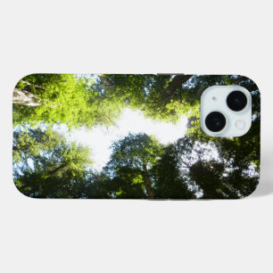 Coque Pour iPhone 15 Cercle de séquoias au parc national Redwood