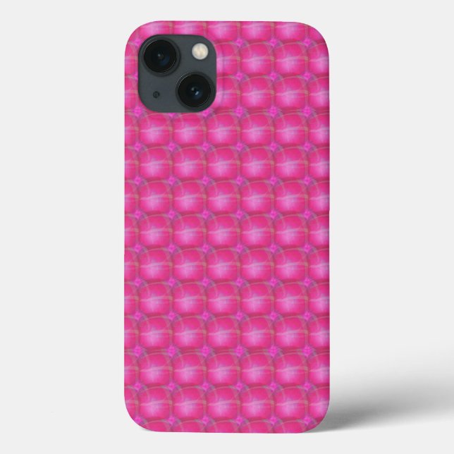 Coques Case-Mate iPhone cercle rétro rose (Verso)
