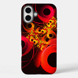 Coques iPhone 16 Plus Cercles colorés Motif d'art Abstrait moderne #08