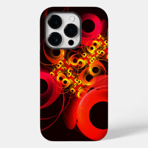Coque Pour iPhone 14 Pro Cercles colorés Motif d'art Abstrait moderne #08
