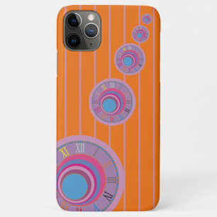 Case-Mate iPhone Case Cercles d'horloge orange rose