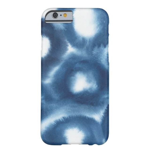Coques Case-Mate iPhone Cercles d'impression d'aquarelle Indigio (Dos)