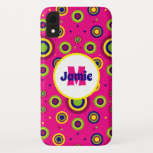 Cercles funky personnalisés Motif