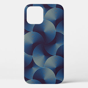 Case-Mate iPhone Case Cercles métalliques illusion optique, patte transp