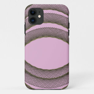 Etui iPhone Case-Mate cercles se chevauchant dans l'arrière - plan viole