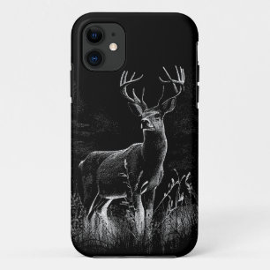 Case-Mate iPhone Case Cerf aux bois encadrés par le champ et l'arbre