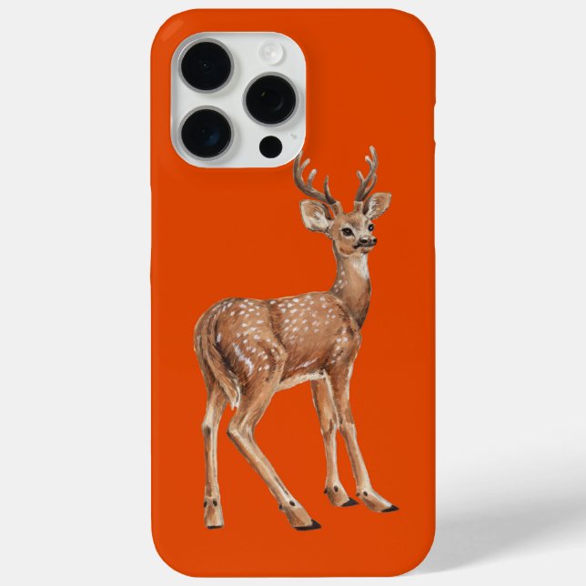 Coques Case-Mate iPhone Cerf en rouge (Verso)