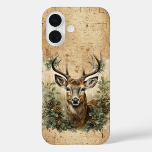 Coques iPhone 16 Cerf majestueux avec cornes Forêts Nature