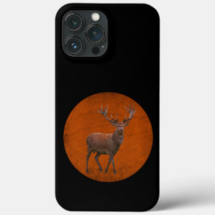 Case-Mate iPhone Case cerf vintage en pleine nature orange