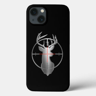 iPhone 13 Case Cerfs communs dans des réticules