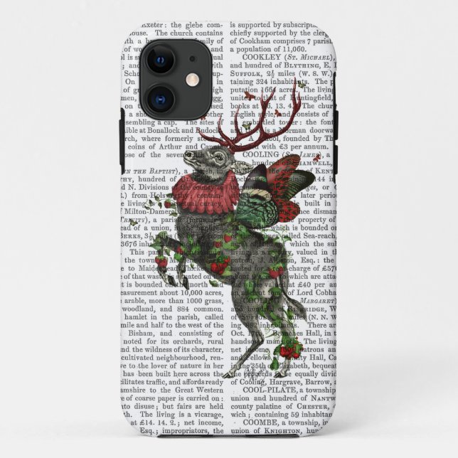 Coques Case-Mate iPhone Cerfs communs de fraise (Dos)