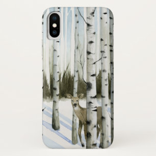 Case-Mate iPhone Case Cerfs communs en chutes de neige