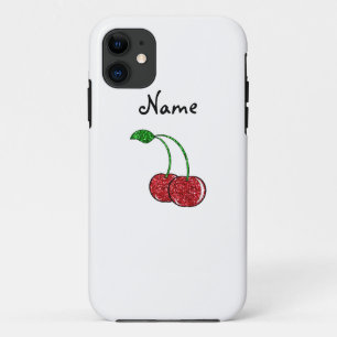 Case-Mate iPhone Case Cerise rouge nommée personnalisée de parties