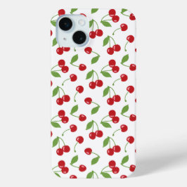 Coque iPhone 15 Mini Cerises
