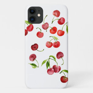 Case-Mate iPhone Case Cerises rouges mignonnes d'aquarelle