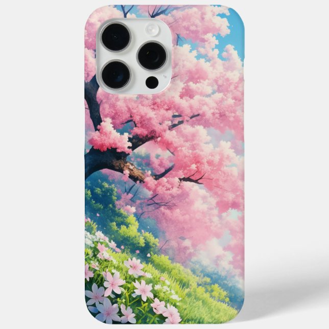 Coques Case-Mate iPhone Cerisier à fleurs (Verso)