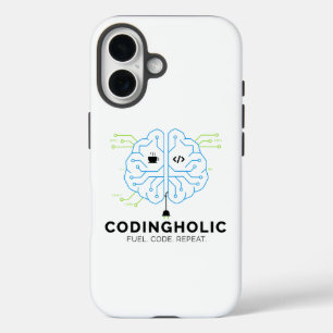 Coques iPhone 16 Cerveau de la technologie propre pour les programm