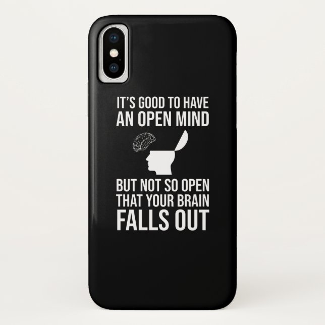 Coques Case-Mate iPhone C'est bien d'avoir un esprit ouvert et drôle et sc (Dos)