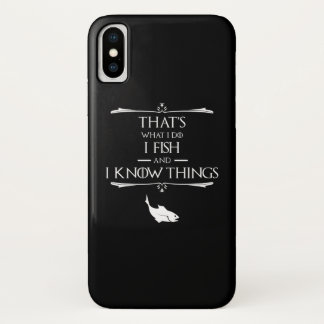 Case-Mate iPhone Case C'est ce que je fais, je pêche et je sais les chos