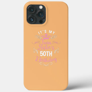 Case-Mate iPhone Case C'est ma soeur jumelle 50e anniversaire Joyeux 50