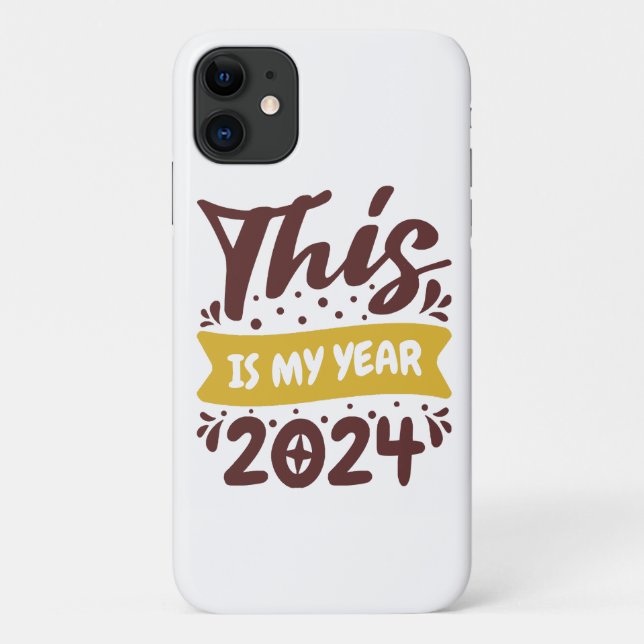Coques Case-Mate iPhone C'est mon année 2024 (Dos)