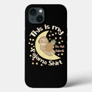 Case-Mate iPhone Case C'Est Mon Chemise En Pyjama Sleepy Sloth Moon Pine