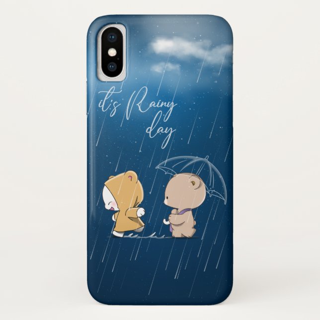 Coques Case-Mate iPhone C'est une journée pluvieuse |  (Dos)