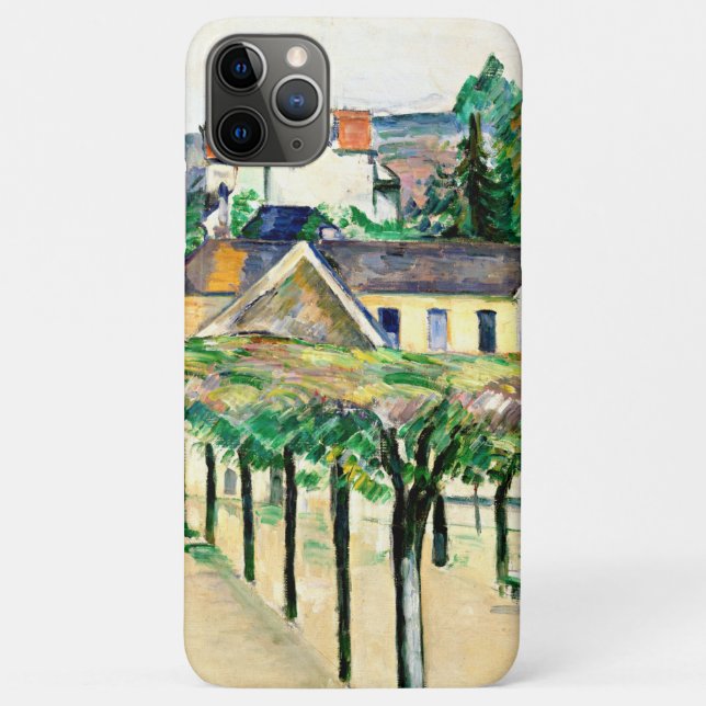 Coques Case-Mate iPhone Cezanne - Carré de village, art (Dos)