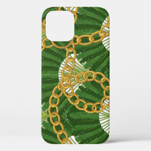 Case-Mate iPhone Case Chaînes Ravenala & Gold : Élégance Vintage