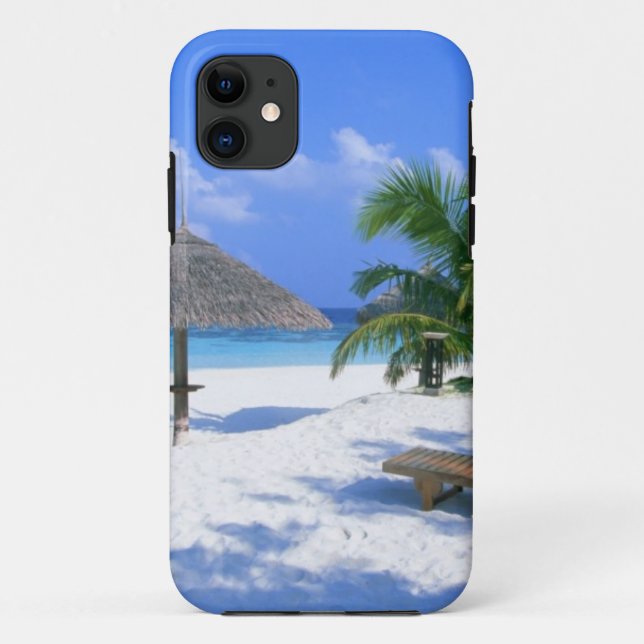 Coques Case-Mate iPhone Chaise de plage - bonheur d'été (Dos)