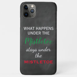 Case-Mate iPhone Case Chalkboard Mistletoe Holiday