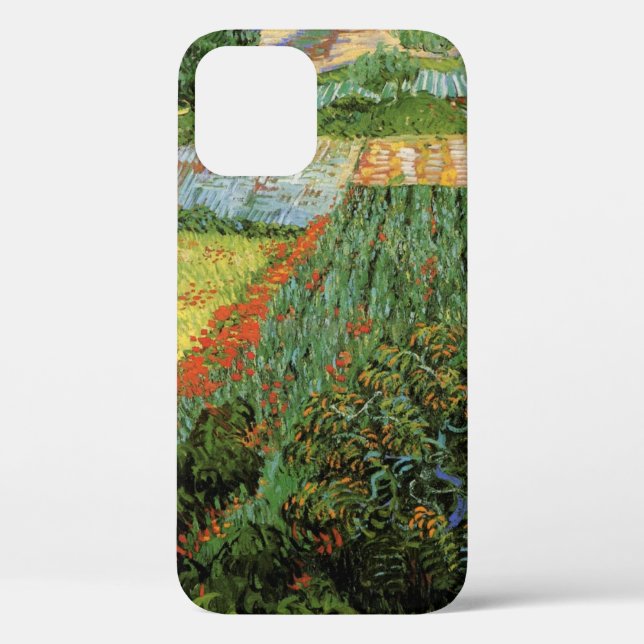 Coques Case-Mate iPhone Champ avec des pavots par Vincent van Gogh (Verso)