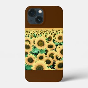 Case-Mate iPhone Case Champ de tournesols jaunes dorés