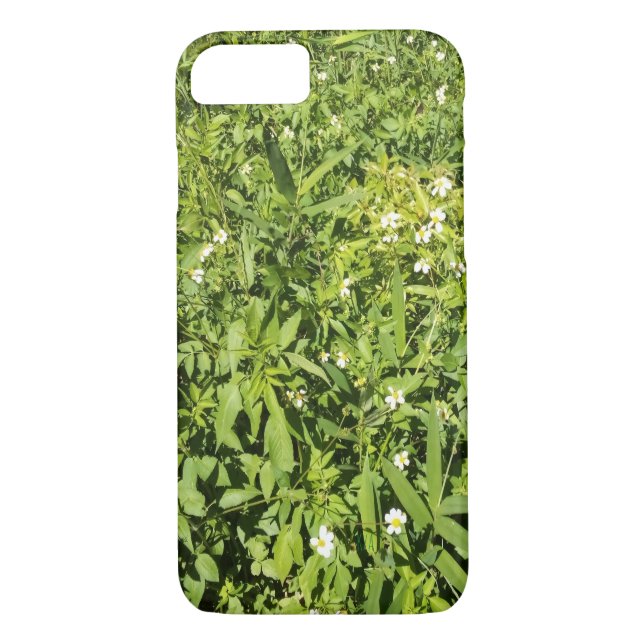 Coques Case-Mate iPhone Champ fleuri vert luxuriant (Dos)