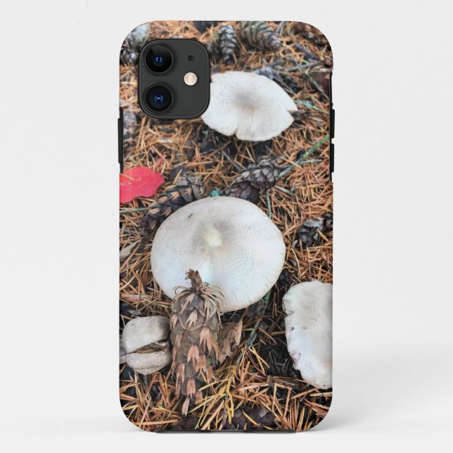 Coques Case-Mate iPhone Champignons et cônes de pin (Dos)