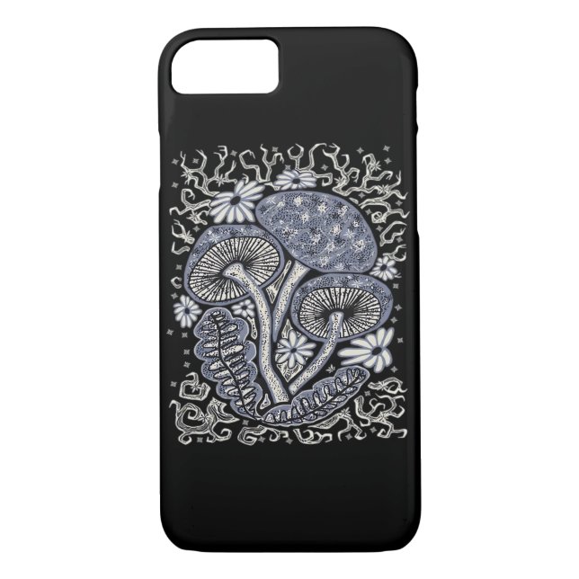 Coques Case-Mate iPhone Champignons Et Whimsigoth (Dos)