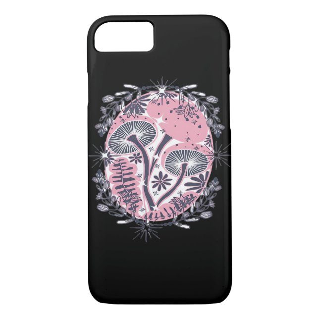 Coques Case-Mate iPhone Champignons Whimsigoth Art Design Classique (Dos)
