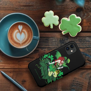 Case-Mate iPhone Case Chance Trèfle Vert Fée Rouge Cheveux Shamrock
