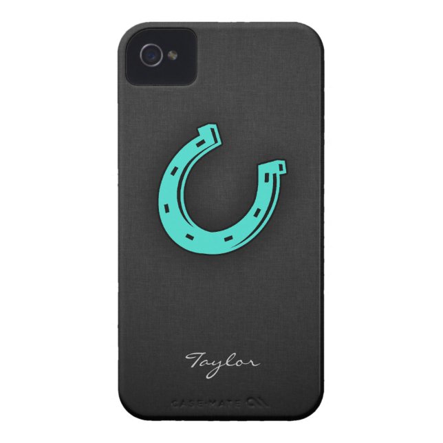 Coques Case-Mate iPhone Chandail vert turquoise (Dos)