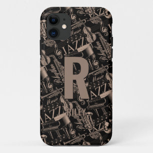 Case-Mate iPhone Case Changer initial, Ajouter (supprimer) Nom, Jazz Mus