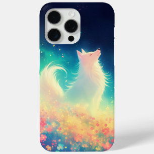 Coque iPhone 15 Pro Max Chanson de nuit Ethereal Wolf