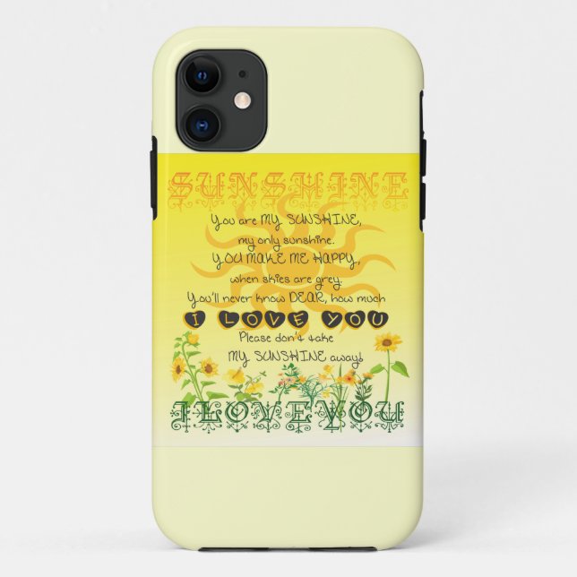 Coques Case-Mate iPhone Chanson de soleil (Dos)