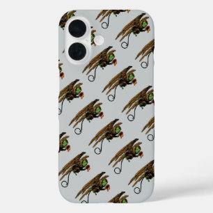 Coques iPhone 16 Chapeau de singe volant maléfique de l'assistant v