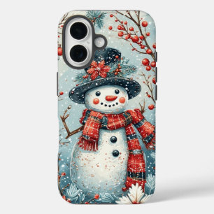 Coques iPhone 16 Charmant Snowman